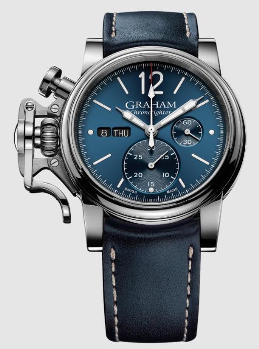 Replica Graham Watch 2CVAS.U01A Chronofighter Vintage Blue Replica Graham Watch 2CVAS.U01A Chronofighter Vintage Blue